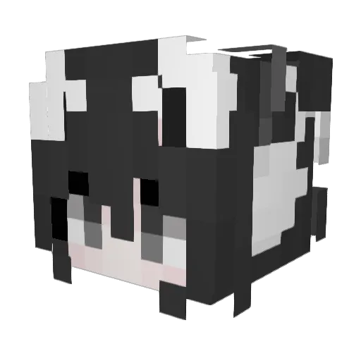 SoraAoi1 Minecraft avatar head, 3D render