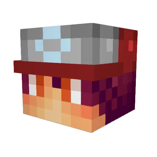 SoraNGNL_ Minecraft avatar head, 3D render