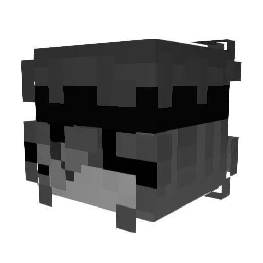 SoraNooo Minecraft avatar head, 3D render