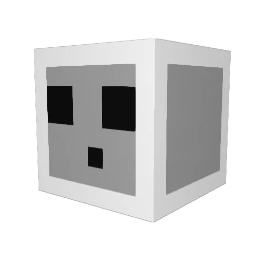Soraaawr Minecraft avatar head, 3D render
