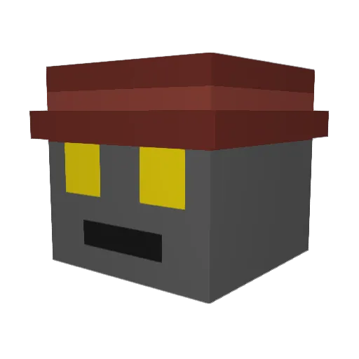 Sorabellus Minecraft avatar head, 3D render