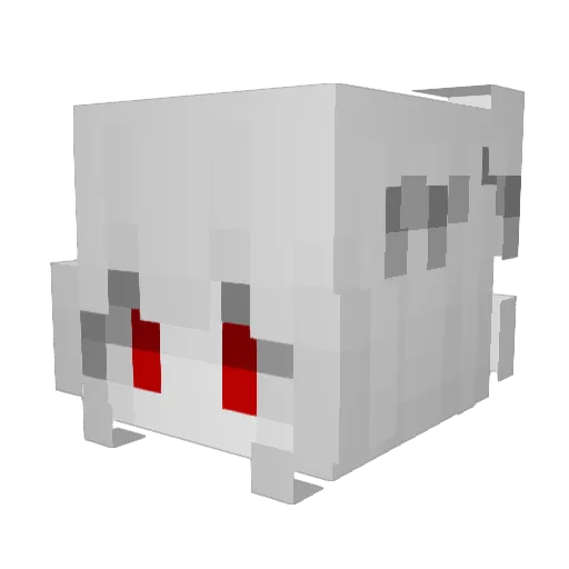 Sorakasumi Minecraft avatar head, 3D render