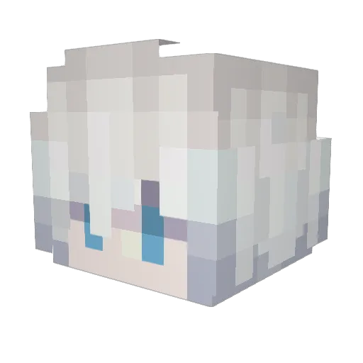 Soraki72 Minecraft avatar head, 3D render