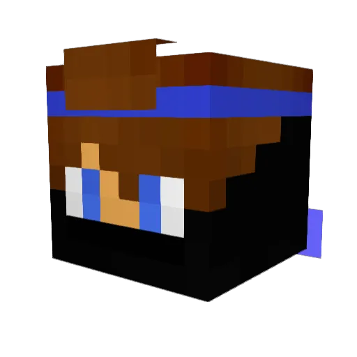 SorchaGamer Minecraft avatar head, 3D render