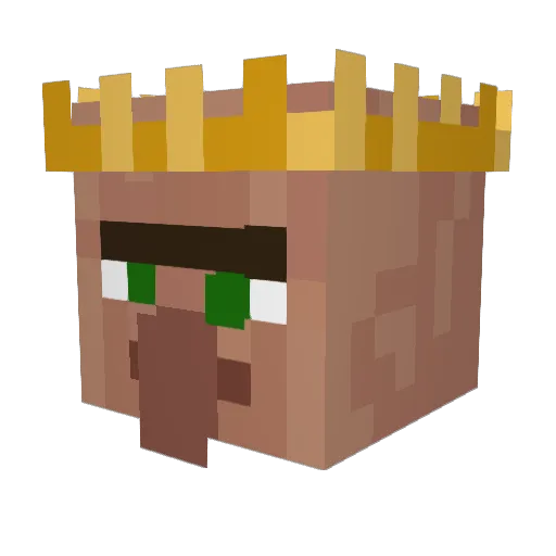 SorePuppy Minecraft avatar head, 3D render