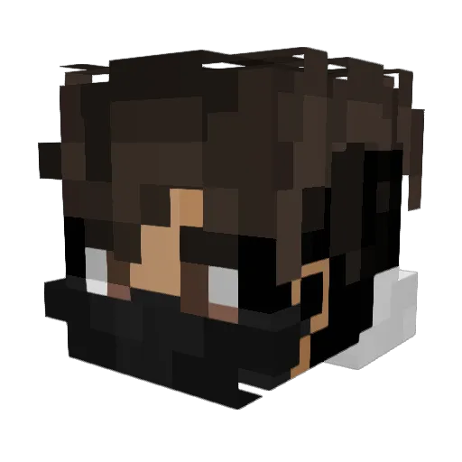 Soren12317_Dk Minecraft avatar head, 3D render