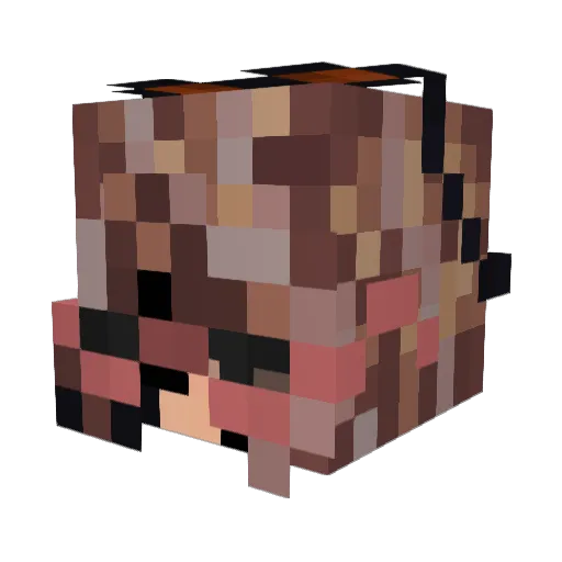 Soren_CVIAS Minecraft avatar head, 3D render
