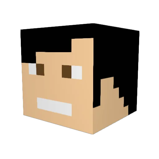 Soren_Owlclaw Minecraft avatar head, 3D render