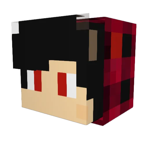 Soressantos Minecraft avatar head, 3D render