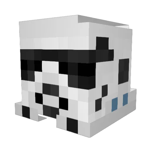 Sorexo_ Minecraft avatar head, 3D render