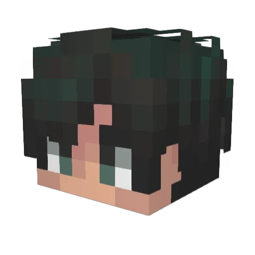 Soriinn Minecraft avatar head, 3D render