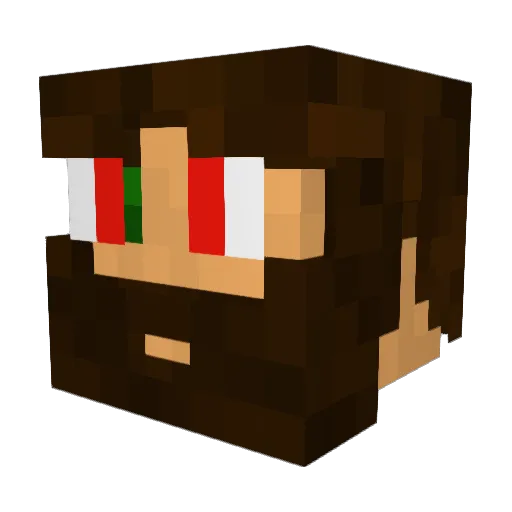 Sork676 Minecraft avatar head, 3D render