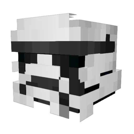 Soronelite Minecraft avatar head, 3D render