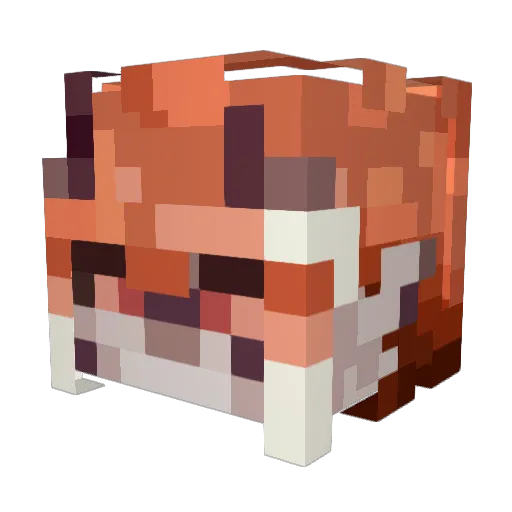 Sorraia Minecraft avatar head, 3D render