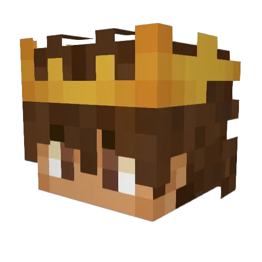 SorrenRising Minecraft avatar head, 3D render