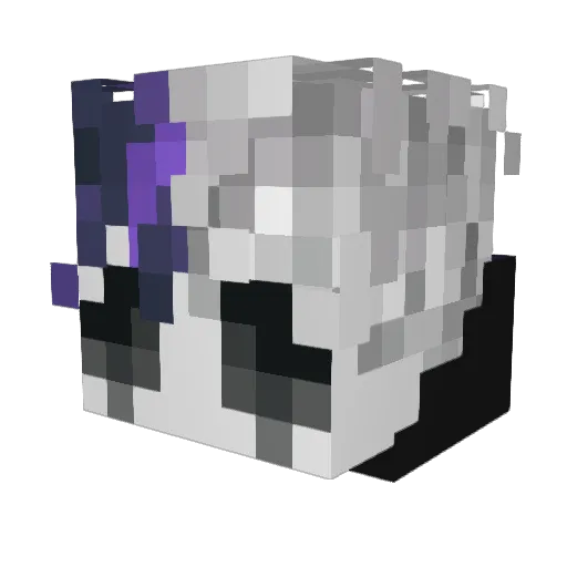 Sorrlik Minecraft avatar head, 3D render