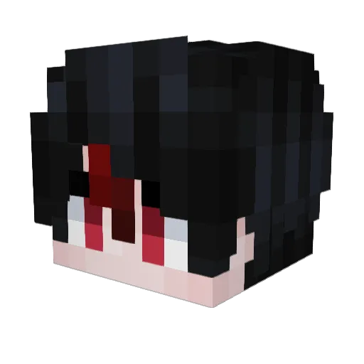 Sorrus_ Minecraft avatar head, 3D render