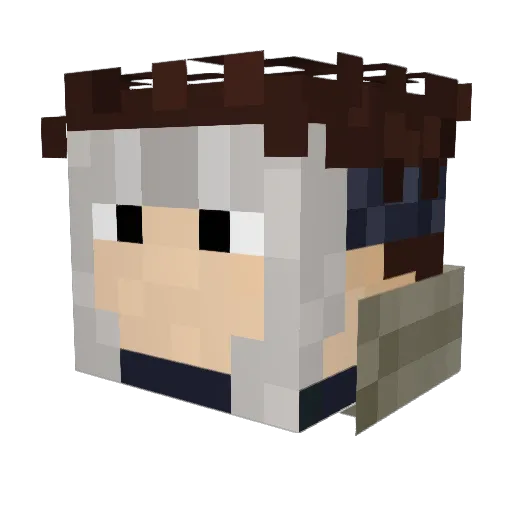 SorryBuddha Minecraft avatar head, 3D render