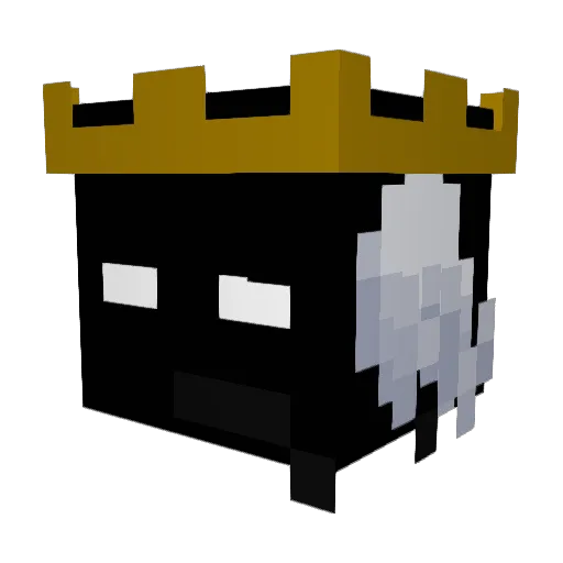 SorryIAmFake Minecraft avatar head, 3D render