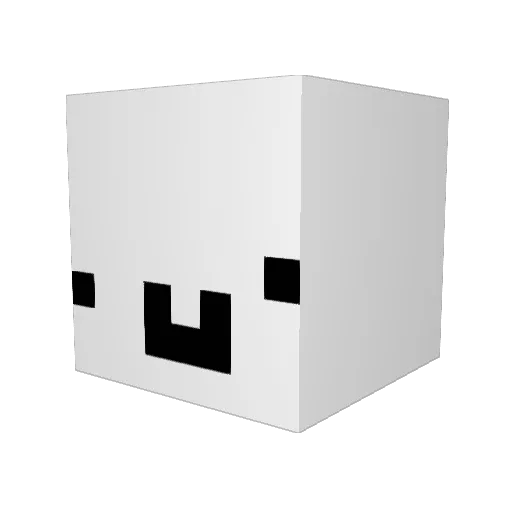 Sorryxmx Minecraft avatar head, 3D render