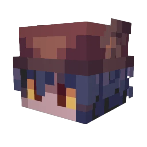 Sortudo9870 Minecraft avatar head, 3D render