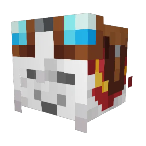 SoruCsm Minecraft avatar head, 3D render