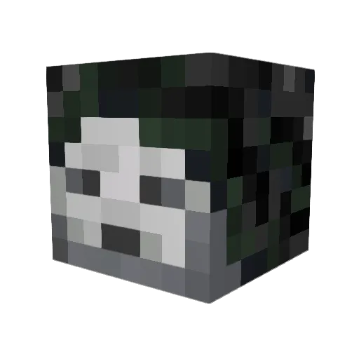Soruin Minecraft avatar head, 3D render