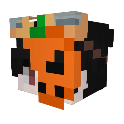 Soruso Minecraft avatar head, 3D render