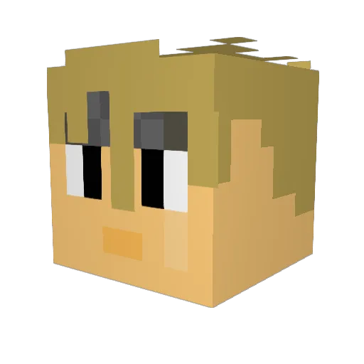 Sorvatus Minecraft avatar head, 3D render