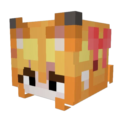 Sorvern Minecraft avatar head, 3D render