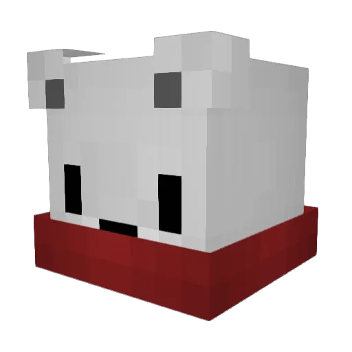 Sorvete222 Minecraft avatar head, 3D render