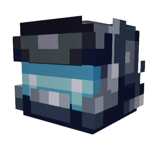 Soryons Minecraft avatar head, 3D render