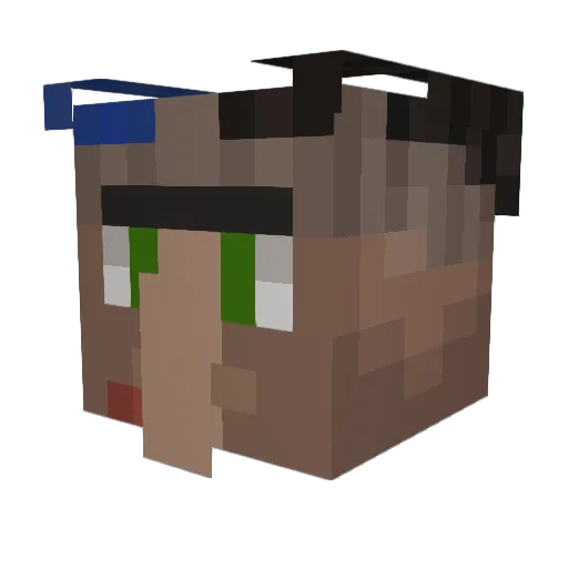 Sosa_300 Minecraft avatar head, 3D render