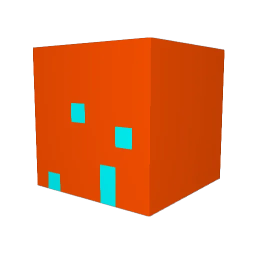 Soser Minecraft avatar head, 3D render