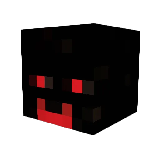 Sosian Minecraft avatar head, 3D render