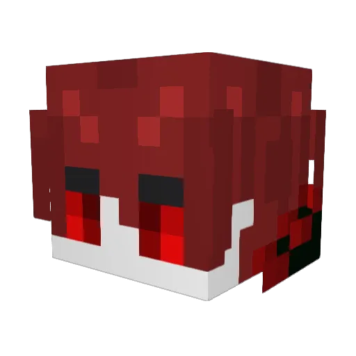 Soskanek Minecraft avatar head, 3D render