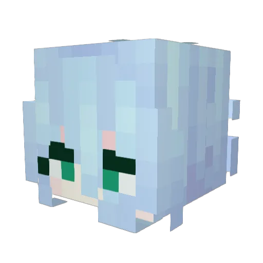 Sosloth2 Minecraft avatar head, 3D render