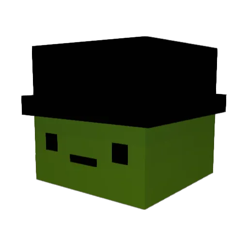 Sosna312 Minecraft avatar head, 3D render