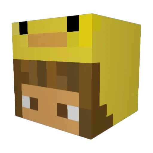 Soso1470 Minecraft avatar head, 3D render