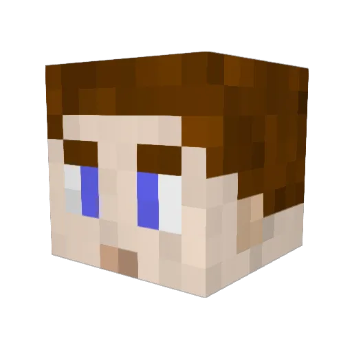 SossieYt Minecraft avatar head, 3D render