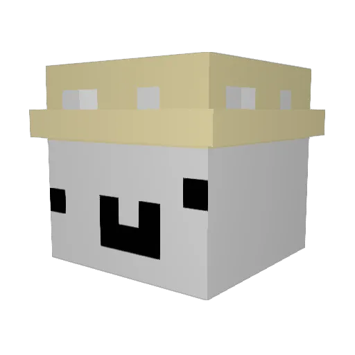 Sosuke0826 Minecraft avatar head, 3D render