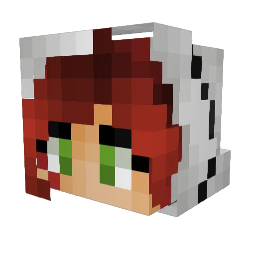 SotaSilver Minecraft avatar head, 3D render