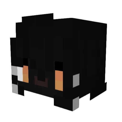 Soteha Minecraft avatar head, 3D render