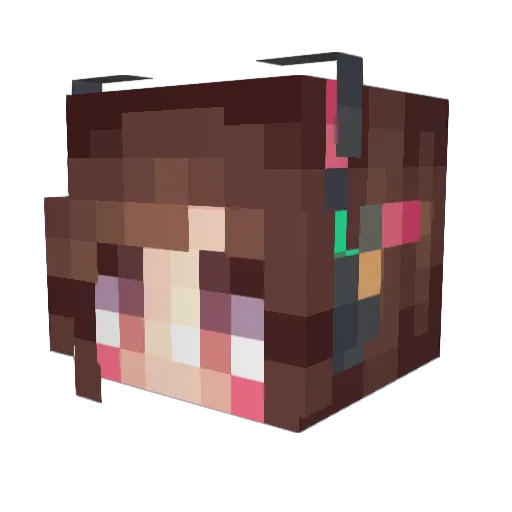 Soth0w0th Minecraft avatar head, 3D render
