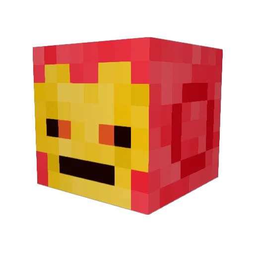 Sotis22 Minecraft avatar head, 3D render