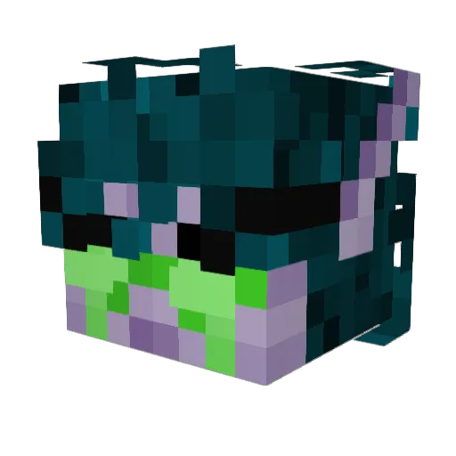 Sotnuk Minecraft avatar head, 3D render