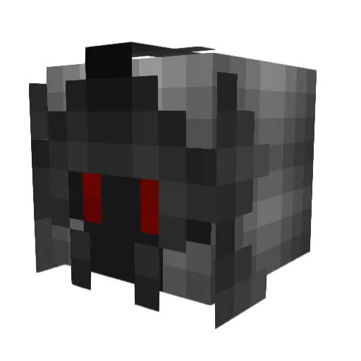 Sotr3x Minecraft avatar head, 3D render