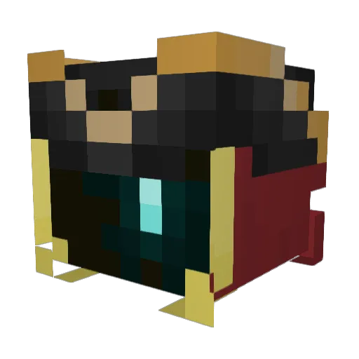 SottoVoice Minecraft avatar head, 3D render