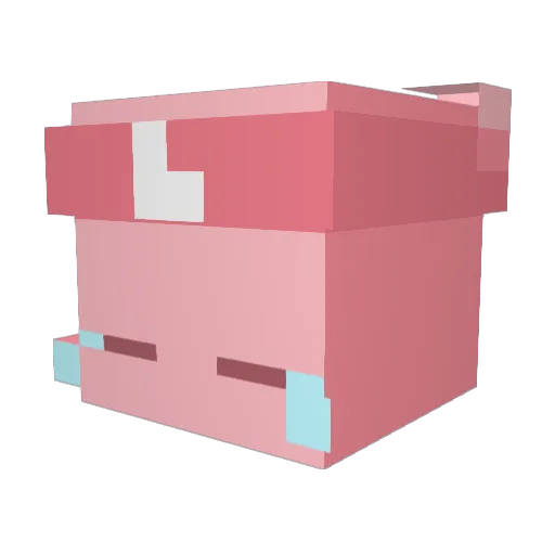 SouNetz Minecraft avatar head, 3D render