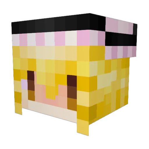 Souchan0518 Minecraft avatar head, 3D render